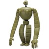 Studio Ghibli Castle in the Sky Robot Soldier Gardener version modelis kit