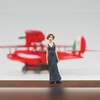 Studio Ghibli Porco Rosso Savoia S.21F ver.2 Seaplane modelis kit + Gina figure