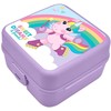 Pudełko śniadaniowe su przegródkami 14x14x8cm Sweet dreams KL11534 Kids Euroswan