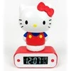TEKNOFUN Žadintuvas su lampką LED su motywem Hello Kitty