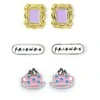 The Carat Shop Friends Set 3 pairs of earrings