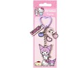 The Carat Shop Hello Kitty Kuromi keychain