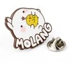 The Carat Shop Molang and Piu Piu Logo pin badge