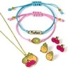 The Carat Shop Pusheen Set Necklace + bracelets + earrings