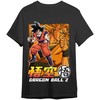 Toei Animation Dragon Ball Z Goku &amp; Goku Super Saiyan adult t-shirt