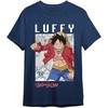 Toei Animation One Piece Monkey D. Luffy Map adult t-shirt