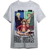 Toei Animation One Piece Monkey D. Luffy, Roronoa Zoro & Sanji adult t-shirt
