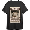 Toei Animation One Piece Roronoa Zoro Wanted adult t-shirt