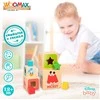 Woomax Disney wooden cubes tower
