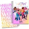 Kids Euroswan Vaikams skirtas „WoW Generation“ licencijavimo sąsiuvinis kietais viršeliais, A5 formato, 80 puslapių, WOW00001