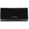 Moteriška odinė piniginė Pierre Cardin 02 LEAF-N 100 juoda