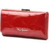 Natūralios odos moteriška piniginė Pierre Cardin 02 LEAF 108, raudona
