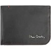 Natūralios odos vyriška piniginė Pierre Cardin TILAK35 8806, juoda/raudona
