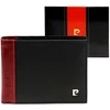 Natūralios odos vyriška piniginė Pierre Cardin TILAK30 8806, juoda/raudona
