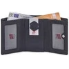 Natūralios odos vyriška piniginė RFID Nordee GW-5617, juoda