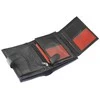Natūralios odos vyriška piniginė RFID Pierre Cardin SAHARA TILAK14 326A, juoda/raudona