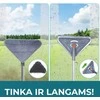 Trikampė valymo šluota + 6 šluostės