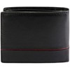 Vyriška odinė piniginė Pierre Cardin YS605 324 juoda + raudona