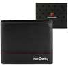 Vyriška odinė piniginė Pierre Cardin YS605 324 juoda + raudona