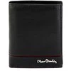 Vyriška odinė piniginė Pierre Cardin YS605 326 juoda raudona