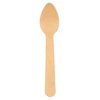 Mediniai šaukšteliai 11cm, 100 vnt, ABENA