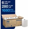 Popieriniai rankšluoščiai TORK UNIVERSAL H1, 290059, 1 sl., 1220 serv., 21 cm x 280 m, balta sp.
