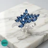 Blue Unikalaus dizaino sagė , Mėlyna flower