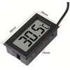 Mini skaitmeninis lauko temperatūros termometras su LCD ekranu