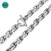 Titano plieno grandinėlė, 8 mm pločio, 46 ​​cm ilgio