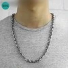 Titano plieno grandinėlė , 8 mm pločio, 60 ​​cm ilgio
