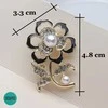Unikalaus dizaino sagė , Juodas Flower