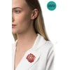 Unikalaus dizaino sagė , Raudona gėlė