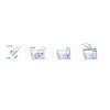Aquaphor Aquastyle, skirtas DeLonghi kavos aparatams, 6 vnt.