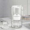 Aquaphor Glass 2,5 l stiklinis filtravimo ąsotis + 10 Maxfor filtrų (4Mg+6), juodas