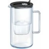 Aquaphor Glass, stiklinis 2,5 l filtravimo ąsotis su Maxfor+ Mg kasete, juodas