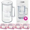 Aquaphor Glass stiklinis filtravimo ąsotis, baltas + 4 Maxfor+ Mg filtrai