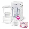 Aquaphor Glass, stiklinis filtravimo ąsotis 2,5 L su Maxfor ir Maxfor Mg kasete, baltas