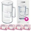 Aquaphor Glass stiklinis filtravimo ąsotis, baltas + 4 Maxfor+ Mg filtrai