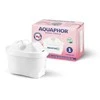 Aquaphor Glass, stiklinis filtravimo ąsotis 2,5 L su Maxfor ir Maxfor Mg kasete, baltas