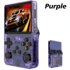 BOYHOM R36S retro delninis vaizdo žaidimų konsolė Linux sistema 3,5 colio IPS ekranas R35s Plus nešiojamas kišeninis vaizdo grotuvas 64 GB 128 GB(Violetinė 128 GB)