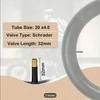 Chaoyang Dviračio padangos vidinė kamera 20x4.0 su ventiliu, 2vnt