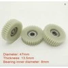 Elektrinio dviračio variklio nailoniniai krumpliaračiai 36T, 4.7x1.35cm/8mm (3vnt)
