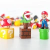 Netaikoma 48 vnt Super Mario Bros minifigūrėlės žaislai lėlių veiksmo figūrėlės Modelių papuošalai Gimtadienio torto papuošimo dovanos