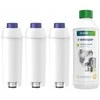 Vandens filtrai Delonghi kavos aparatui, 3 vnt. + 500ml. nukalkinimo priemonės