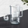 Vandens filtravimo ąsotis Aquaphor Glass 2,5L, pilkas, su 6 vnt vandens filtrų