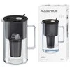 Vandens filtro ąsotis Aquaphor Nord A5 Juodas Glass filter jug, juodas