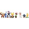 48vnt./ rinkinys Super Mario Family Luigi Yoshi Bowser Wario Peach Toad Daisy Figūros modelio žaislai
