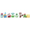 48vnt./ rinkinys Super Mario Family Luigi Yoshi Bowser Wario Peach Toad Daisy Figūros modelio žaislai