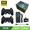 4K Ultra vaizdo žaidimų konsolė, skirta PS1 / SEGA / SNES / MAME Retro TV žaidimų konsolė 64 GB 10000 žaidimų vaizdo žaidimų lazda M8 / X2(M8 32G)