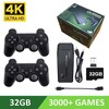 4K Ultra vaizdo žaidimų konsolė, skirta PS1 / SEGA / SNES / MAME Retro TV žaidimų konsolė 64 GB 10000 žaidimų vaizdo žaidimų lazda M8 / X2(M8 32G)